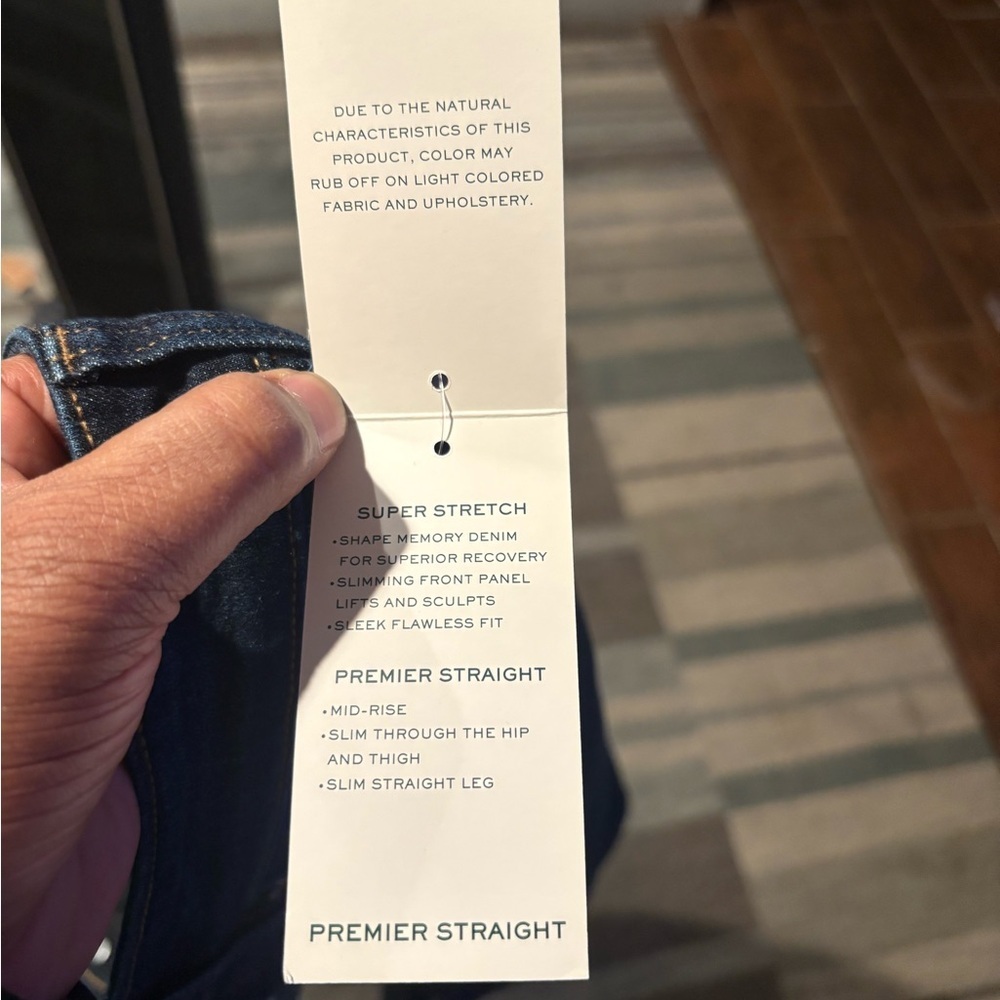Lauren Ralph Lauren Premium Straight Petite Jeans - Picture 8 of 11